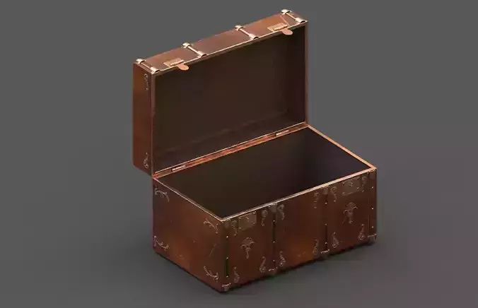 Chest-Storage Box 3D Model