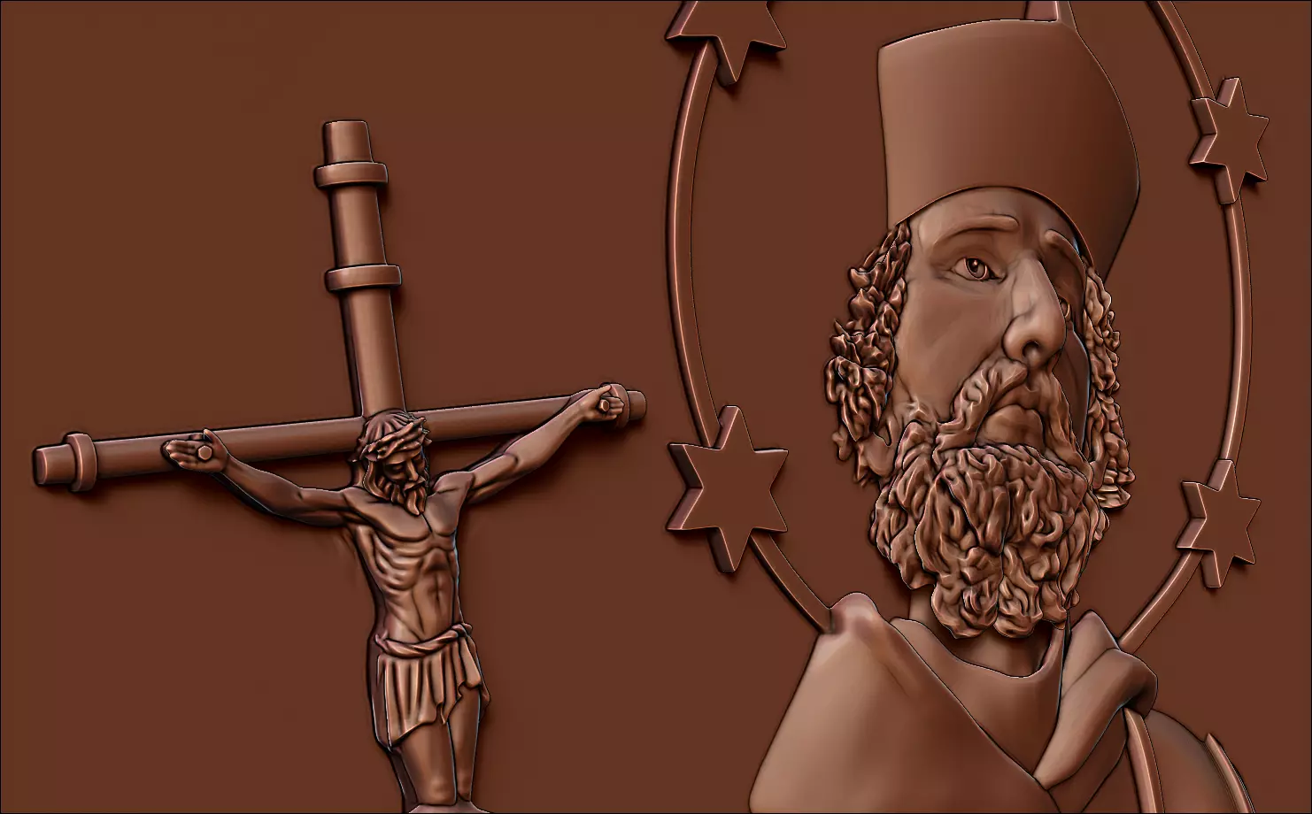 Saint John Nepomucene 3D print model_7