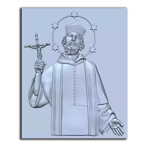 Saint John Nepomucene 3D print model