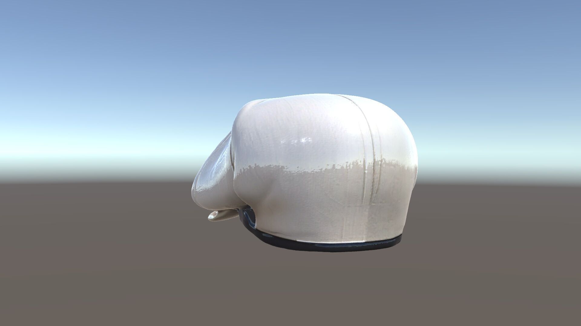 Flat Cap D Model Pack  High Detail Fabric Design Low-poly 3D model_5