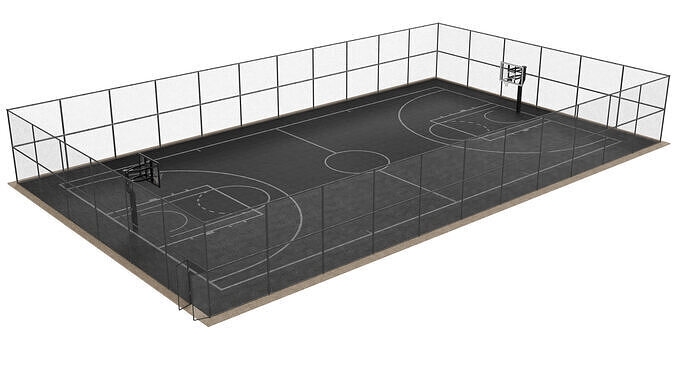 Basketball Court 3D model