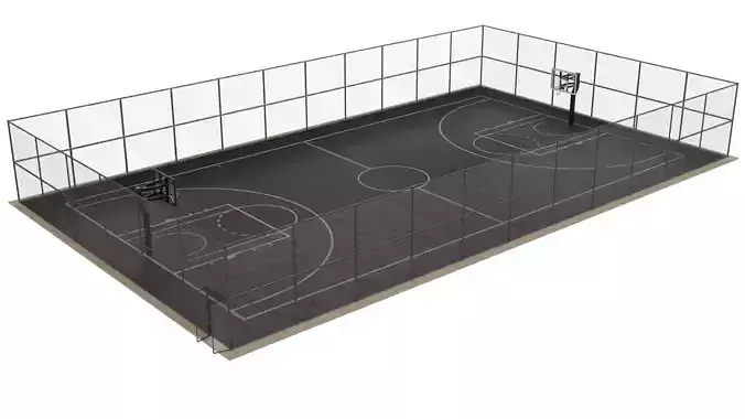 Basketball Court 3D model