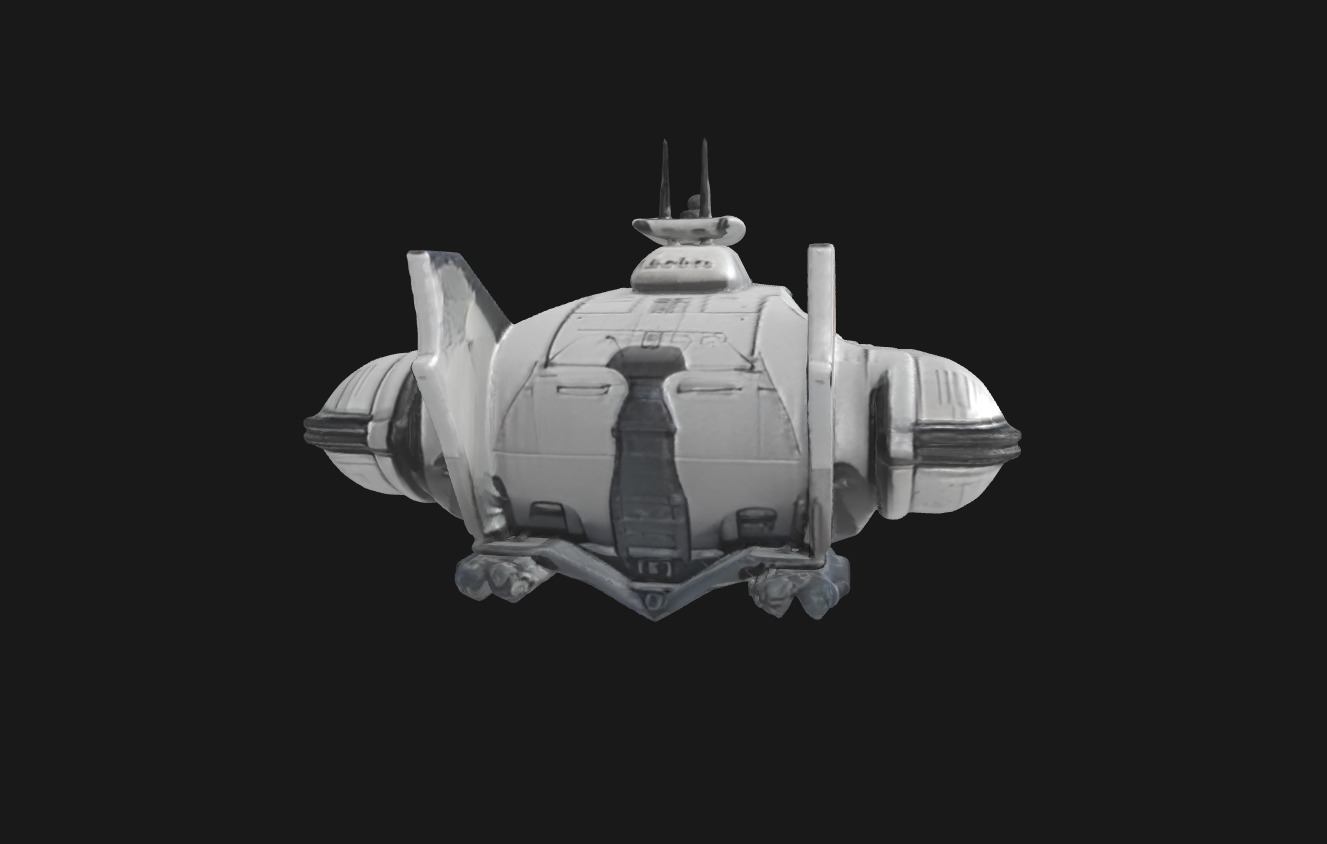 Nebula Voyager Futuristic SciFi Speedboat 3D Model Low-poly 3D model_28
