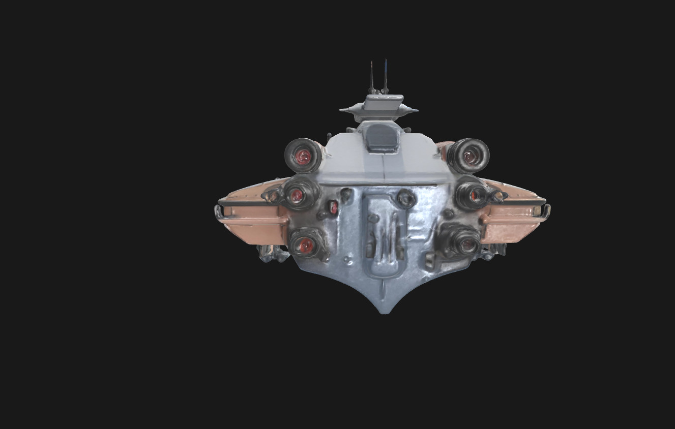 Speedy Nebula Futuristic SciFi Speedboat 3D Model Low-poly 3D model_23