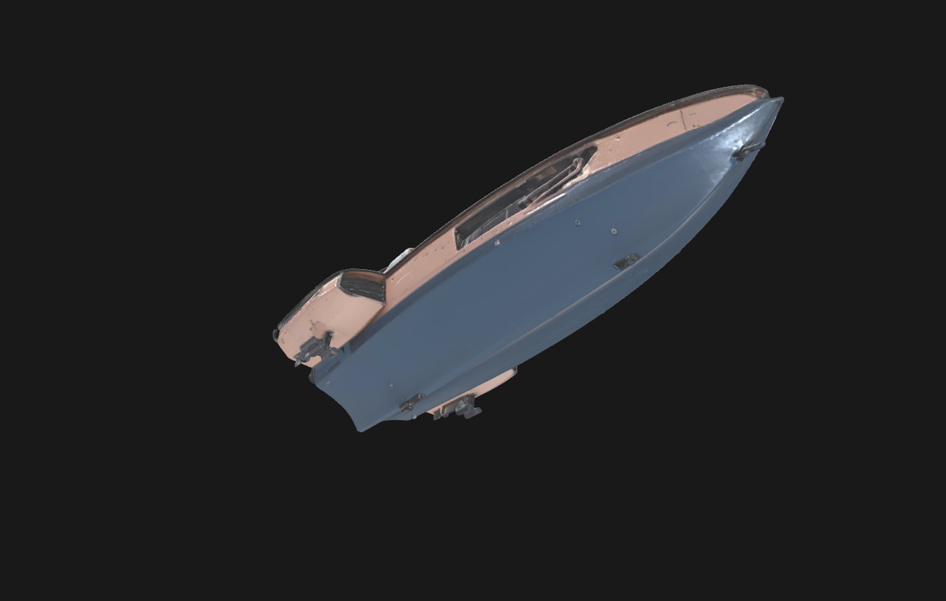 Speedy Nebula Futuristic SciFi Speedboat 3D Model Low-poly 3D model_46