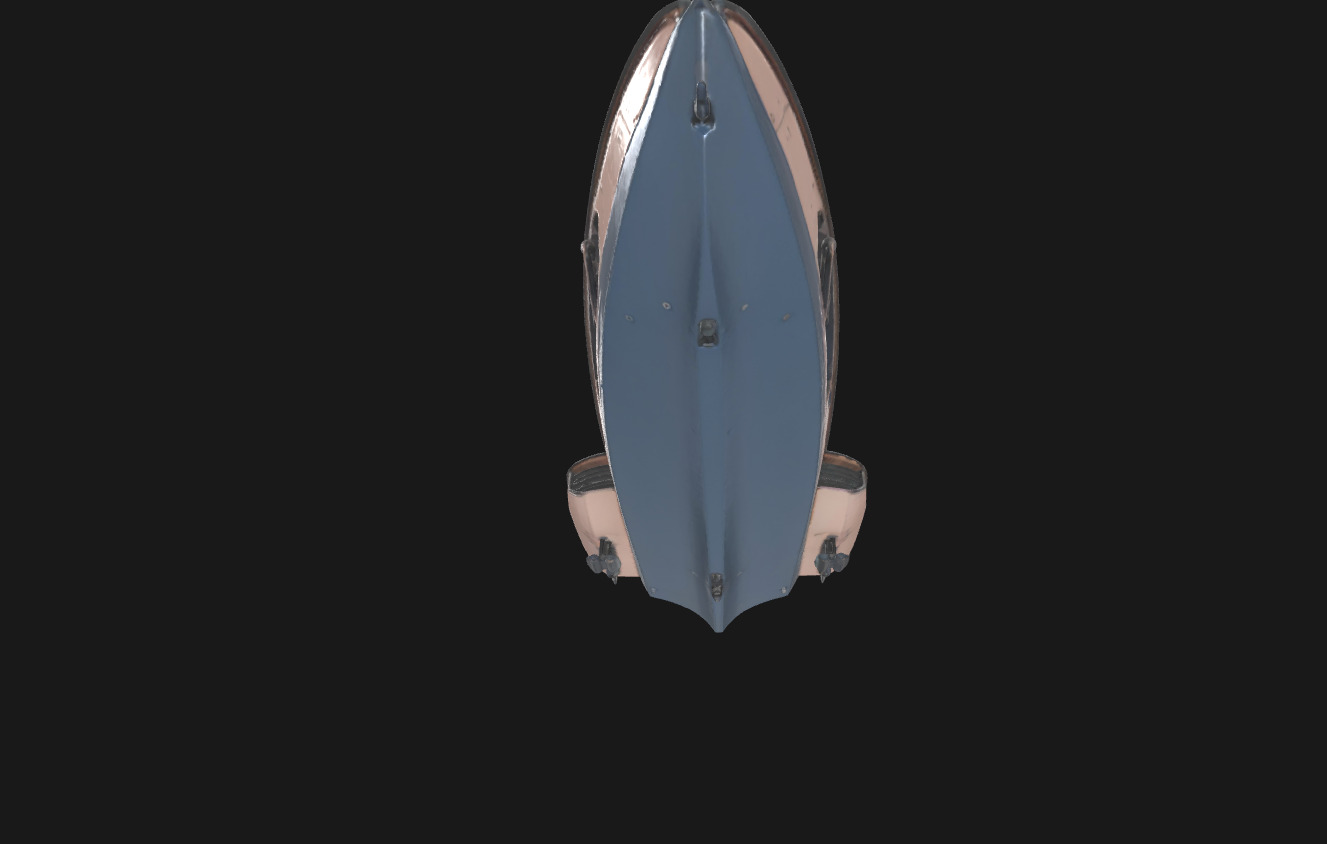 Speedy Nebula Futuristic SciFi Speedboat 3D Model Low-poly 3D model_43