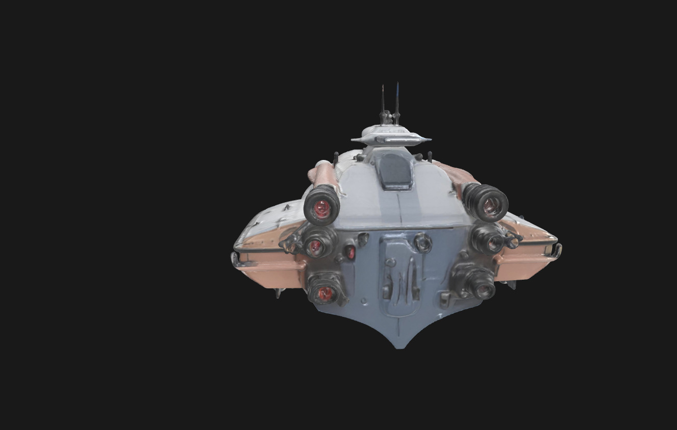 Speedy Nebula Futuristic SciFi Speedboat 3D Model Low-poly 3D model_20