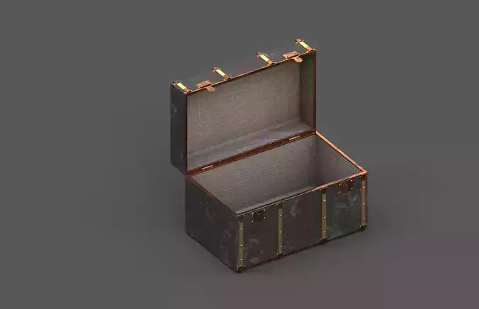Chest-Storage Box 3D Model