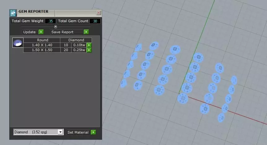  ring gold  3D print model_1