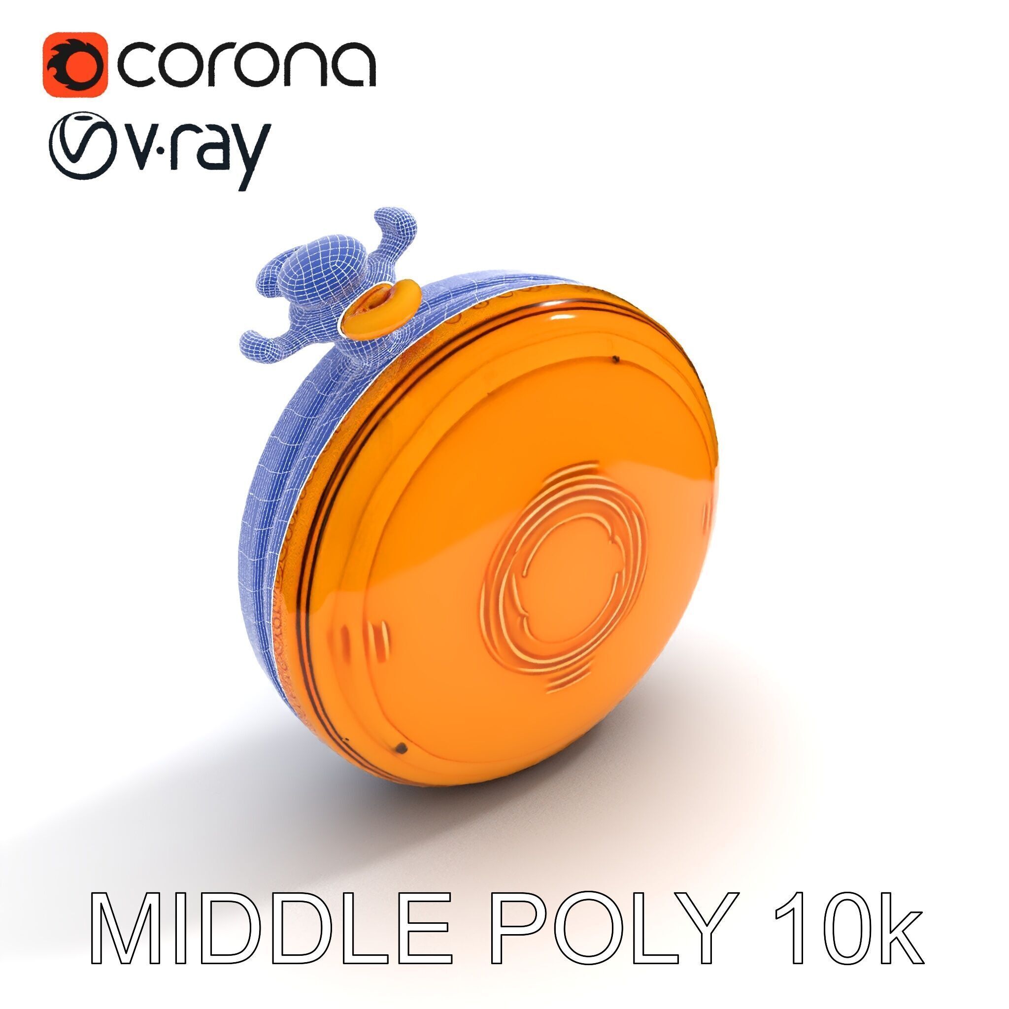 Elegant Gold Pocket Watch D Model Pack Low-poly 3D model_19