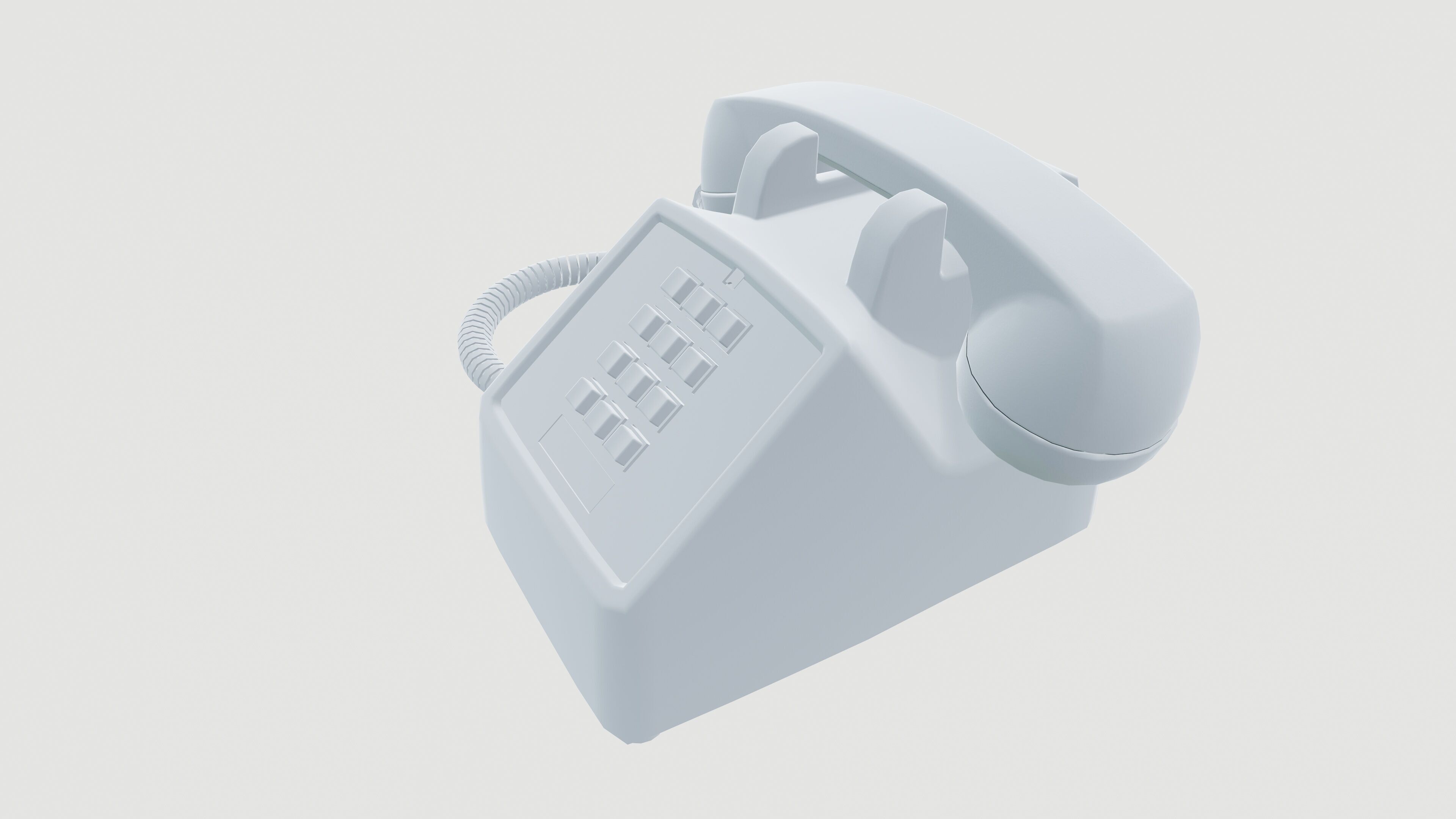 Telephone 3D model_7
