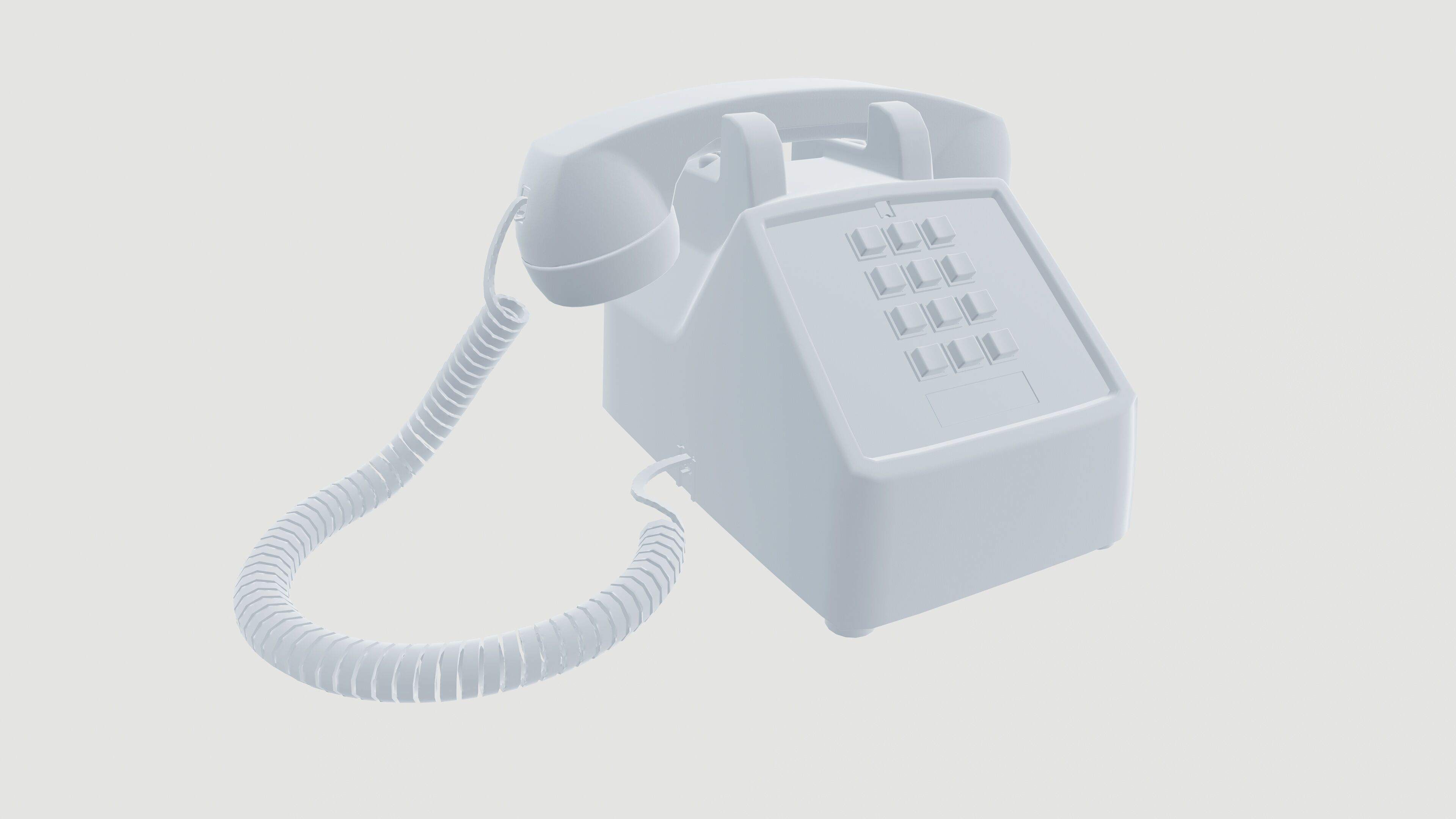 Telephone 3D model_6