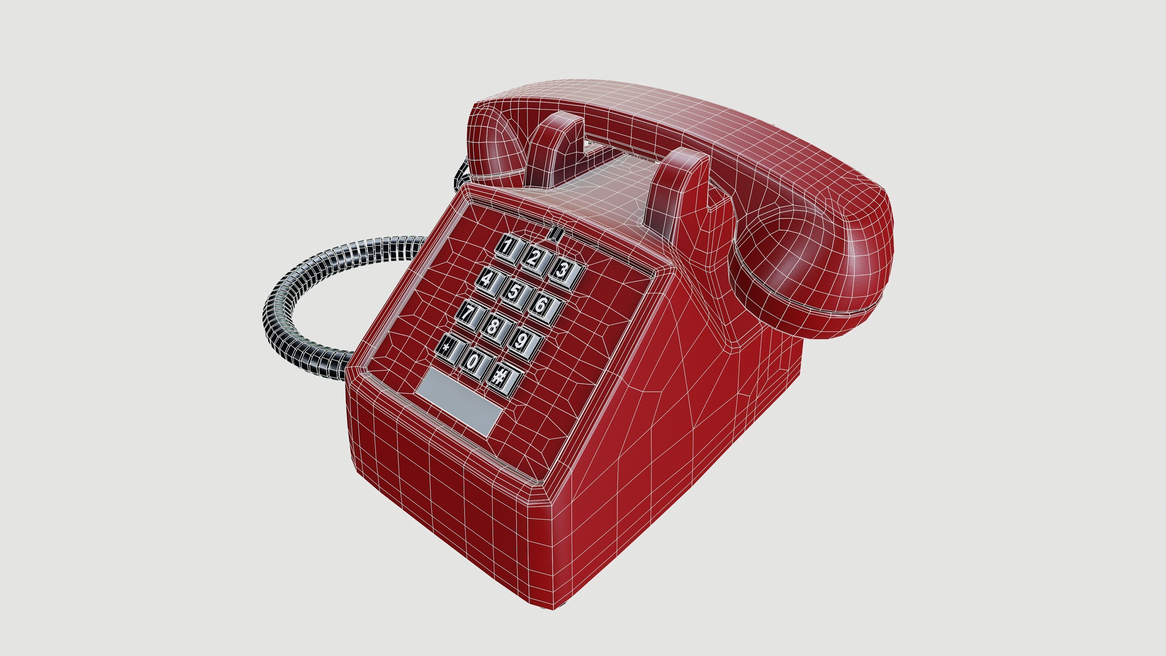 Telephone 3D model_10