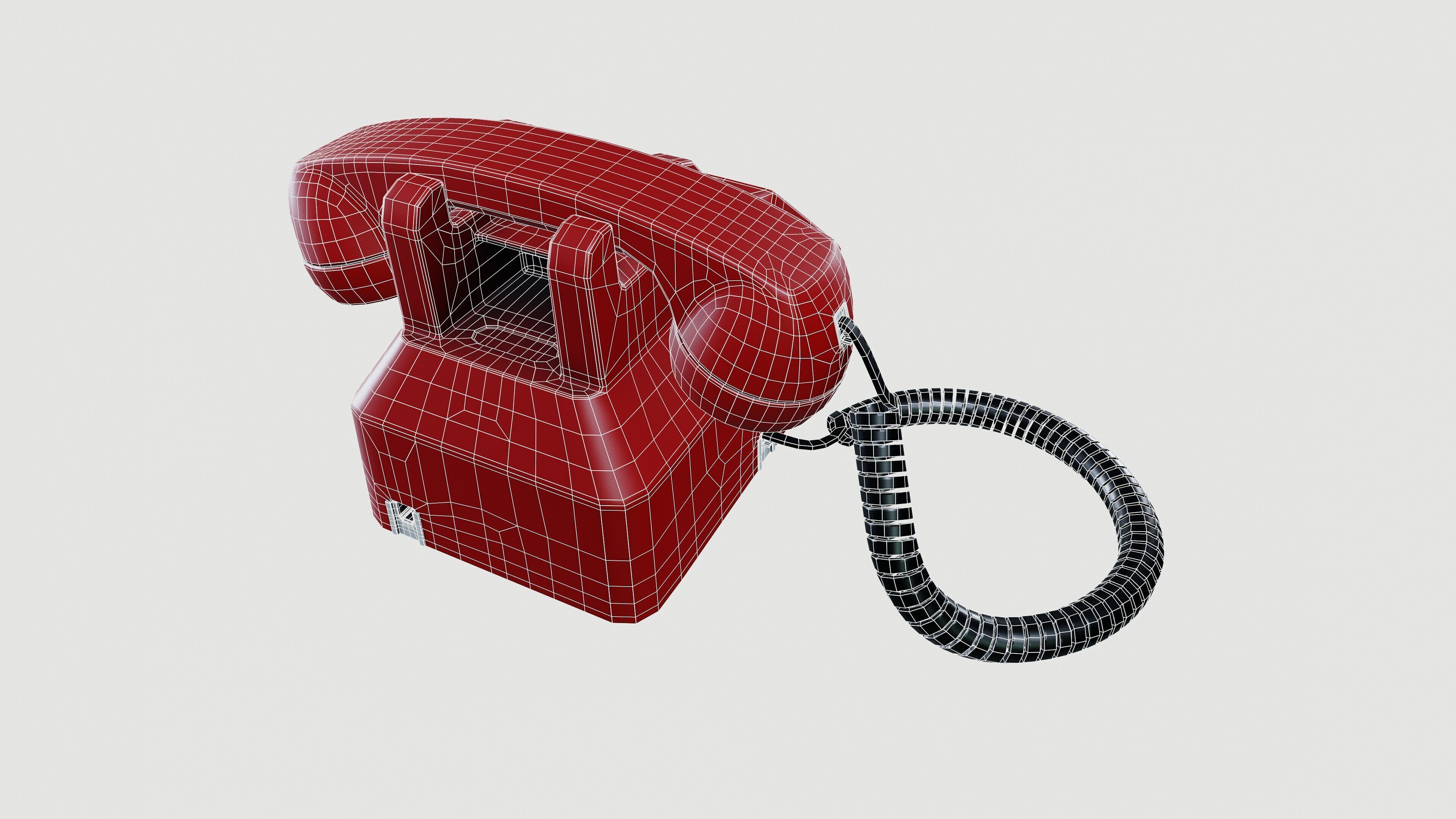 Telephone 3D model_11