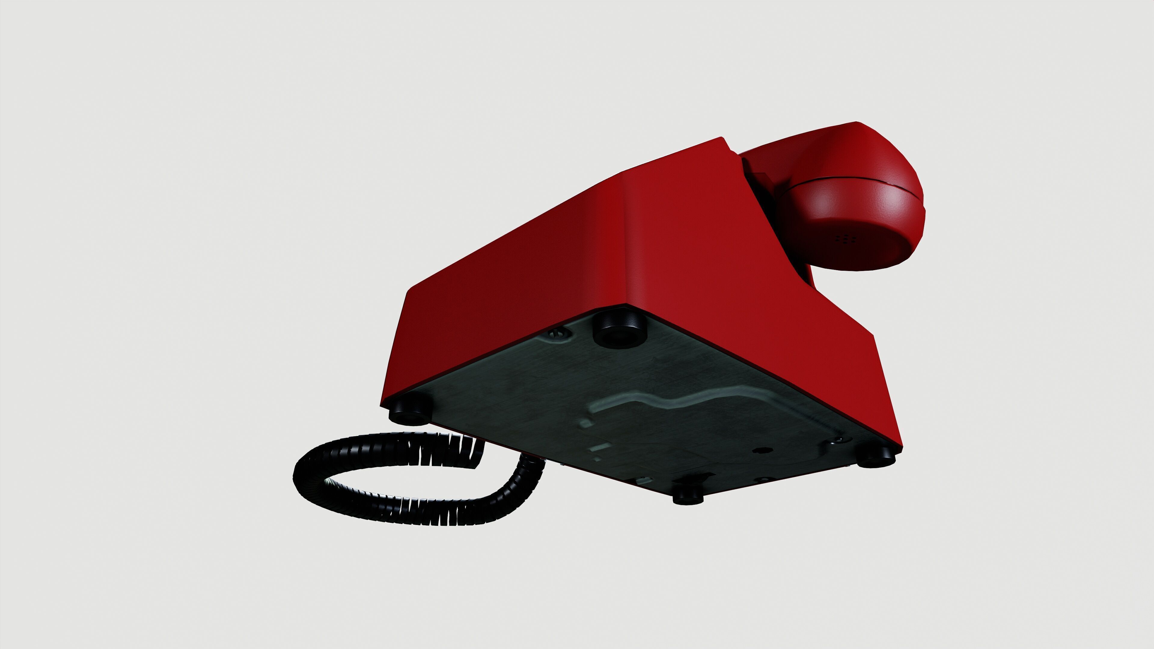 Telephone 3D model_5