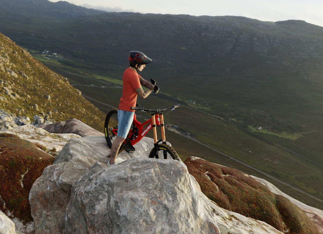 The Downhill Rider Free low-poly 3D model_2