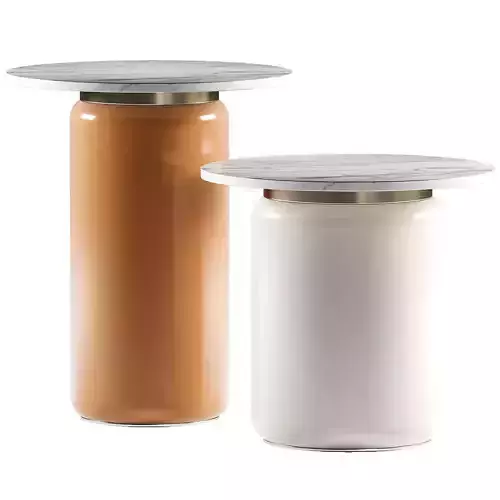 Anthropologie Infinity Glass Side Table