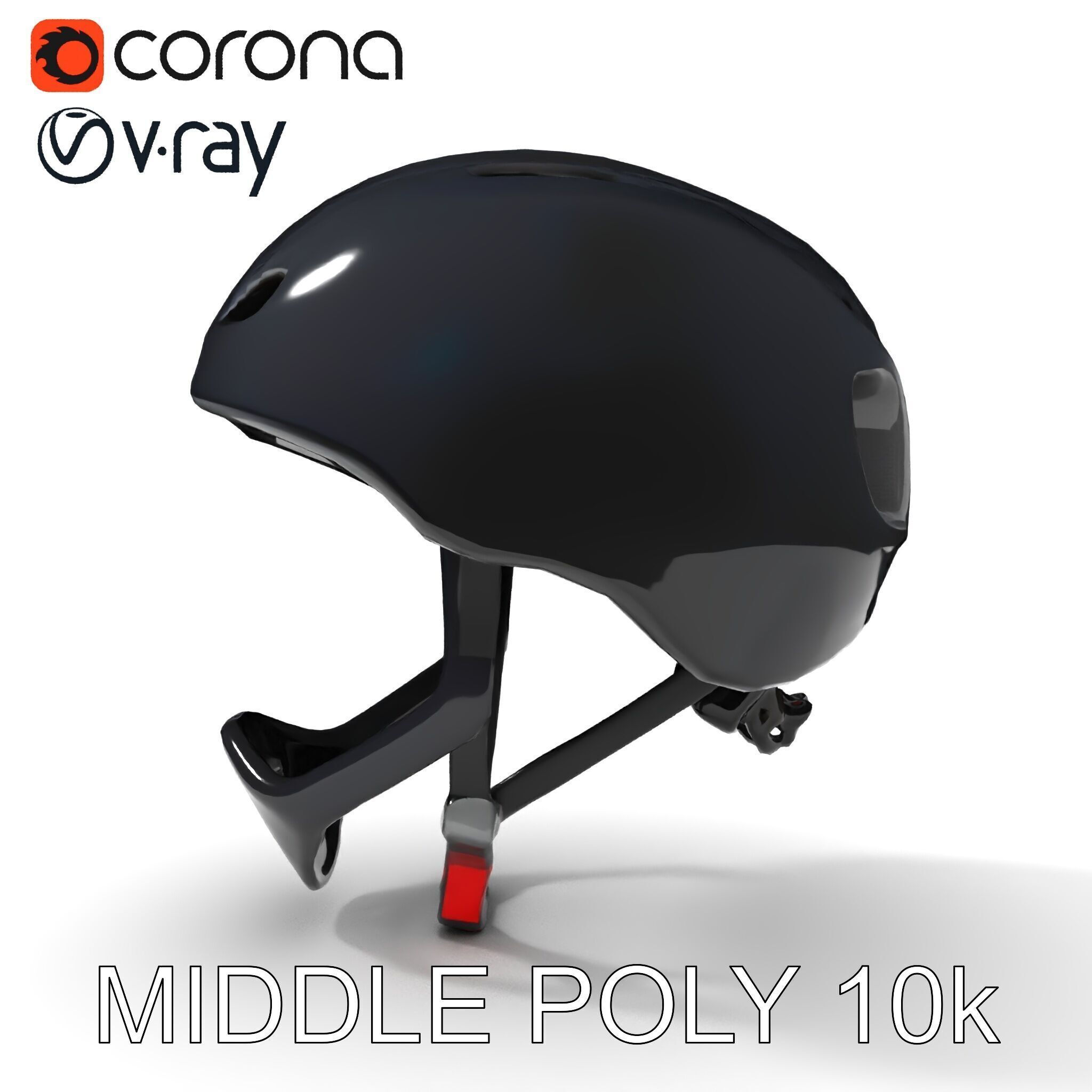 Modern Bicycle Helmet D Model Pack Low-poly 3D model_21