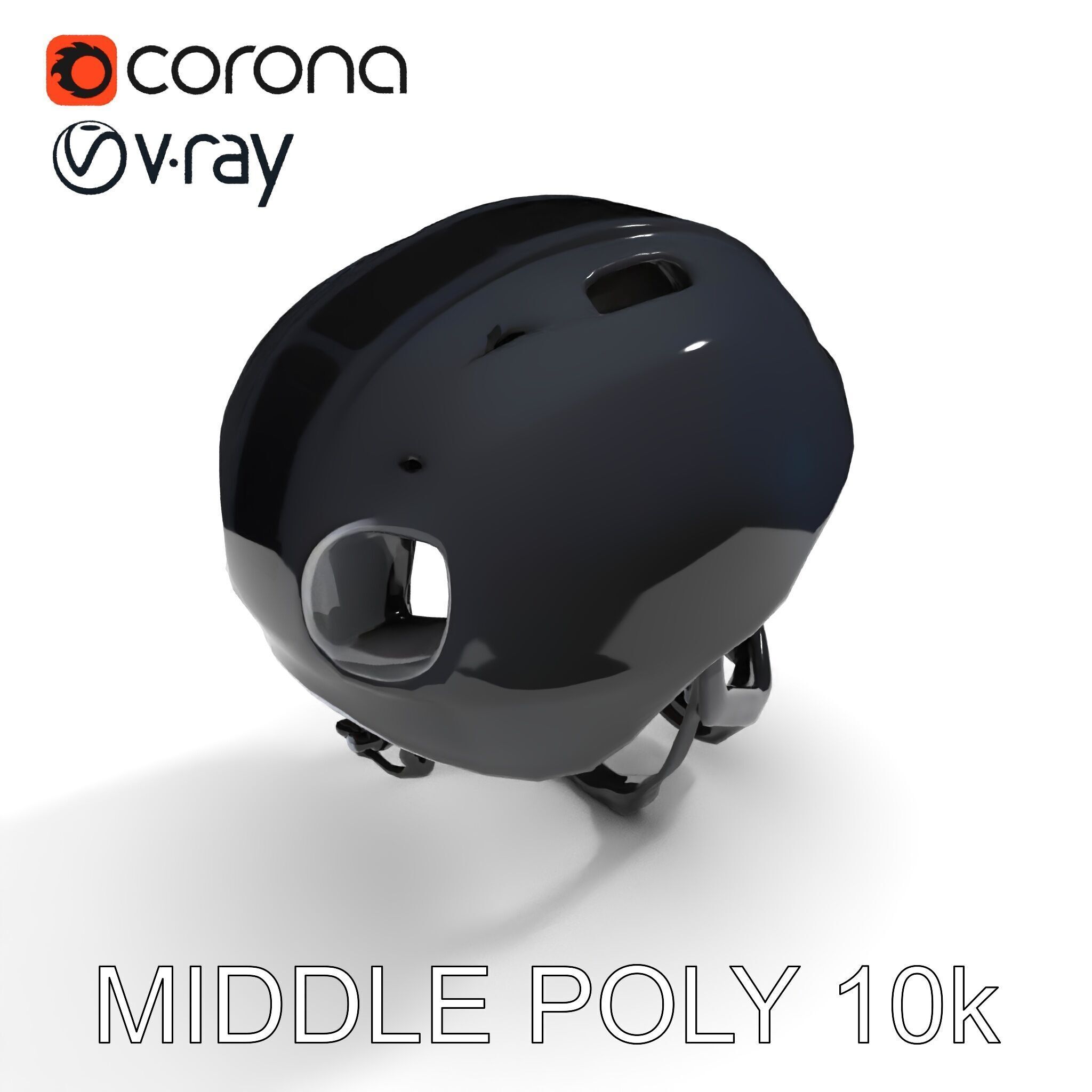 Modern Bicycle Helmet D Model Pack Low-poly 3D model_30