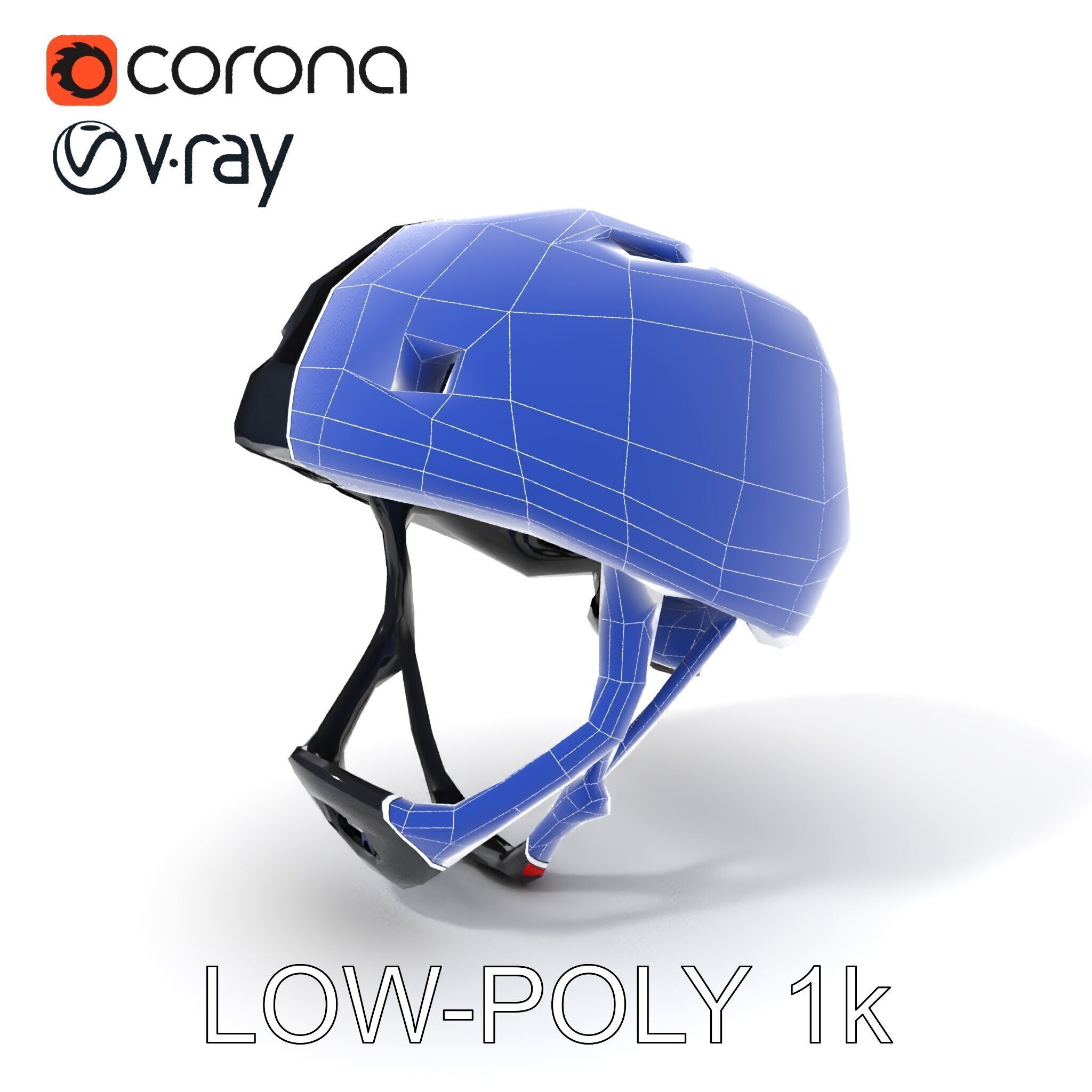 Modern Bicycle Helmet D Model Pack Low-poly 3D model_17