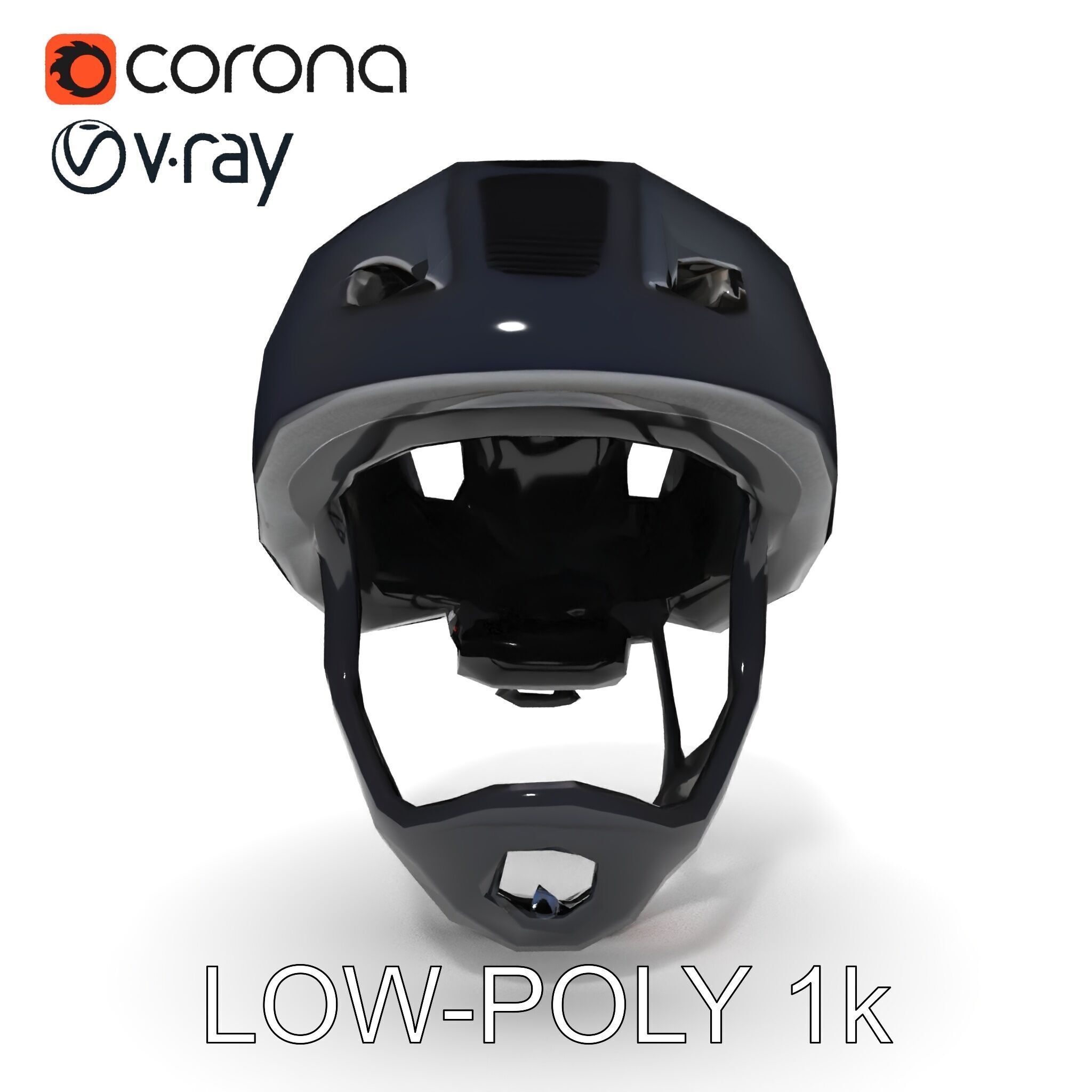 Modern Bicycle Helmet D Model Pack Low-poly 3D model_22