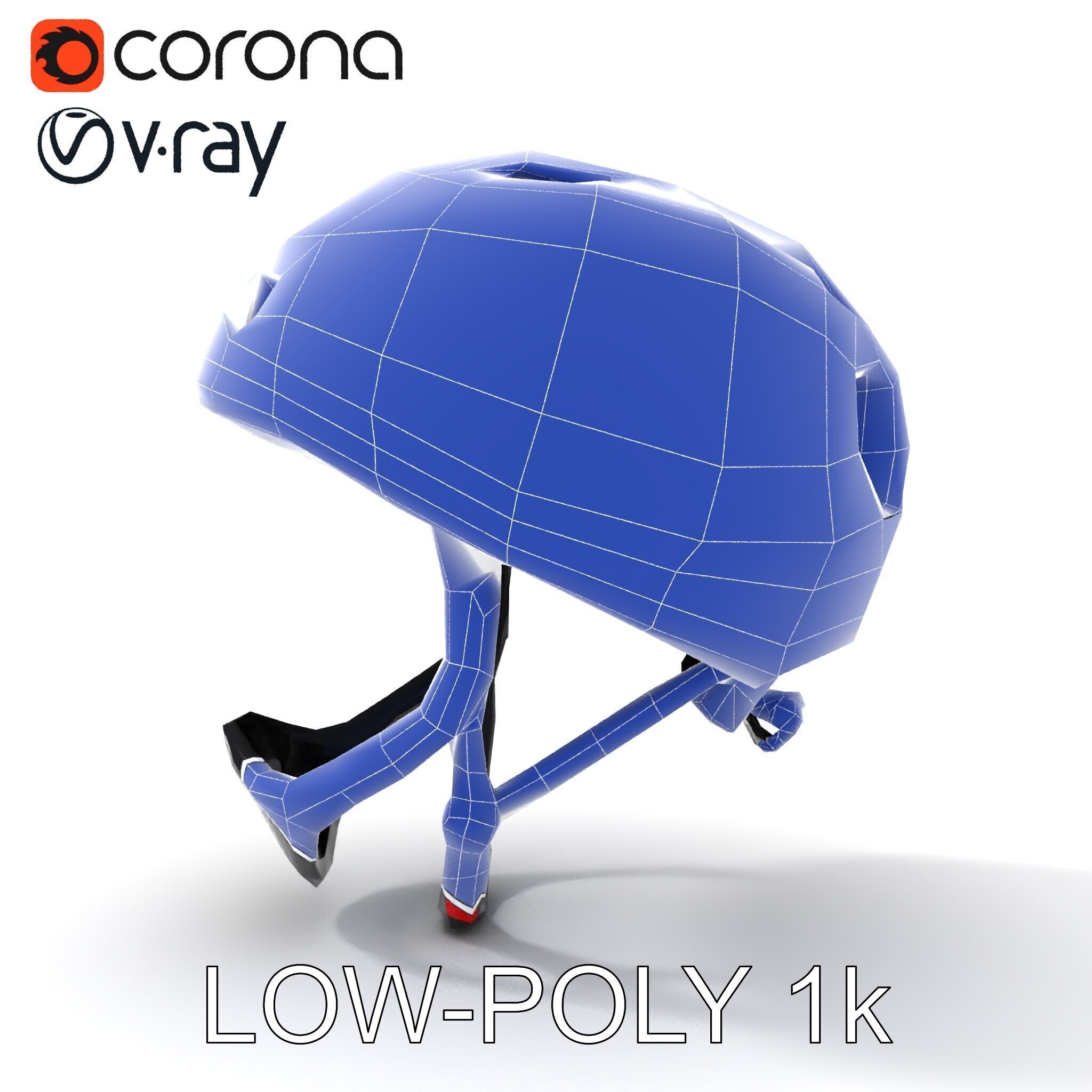 Modern Bicycle Helmet D Model Pack Low-poly 3D model_33