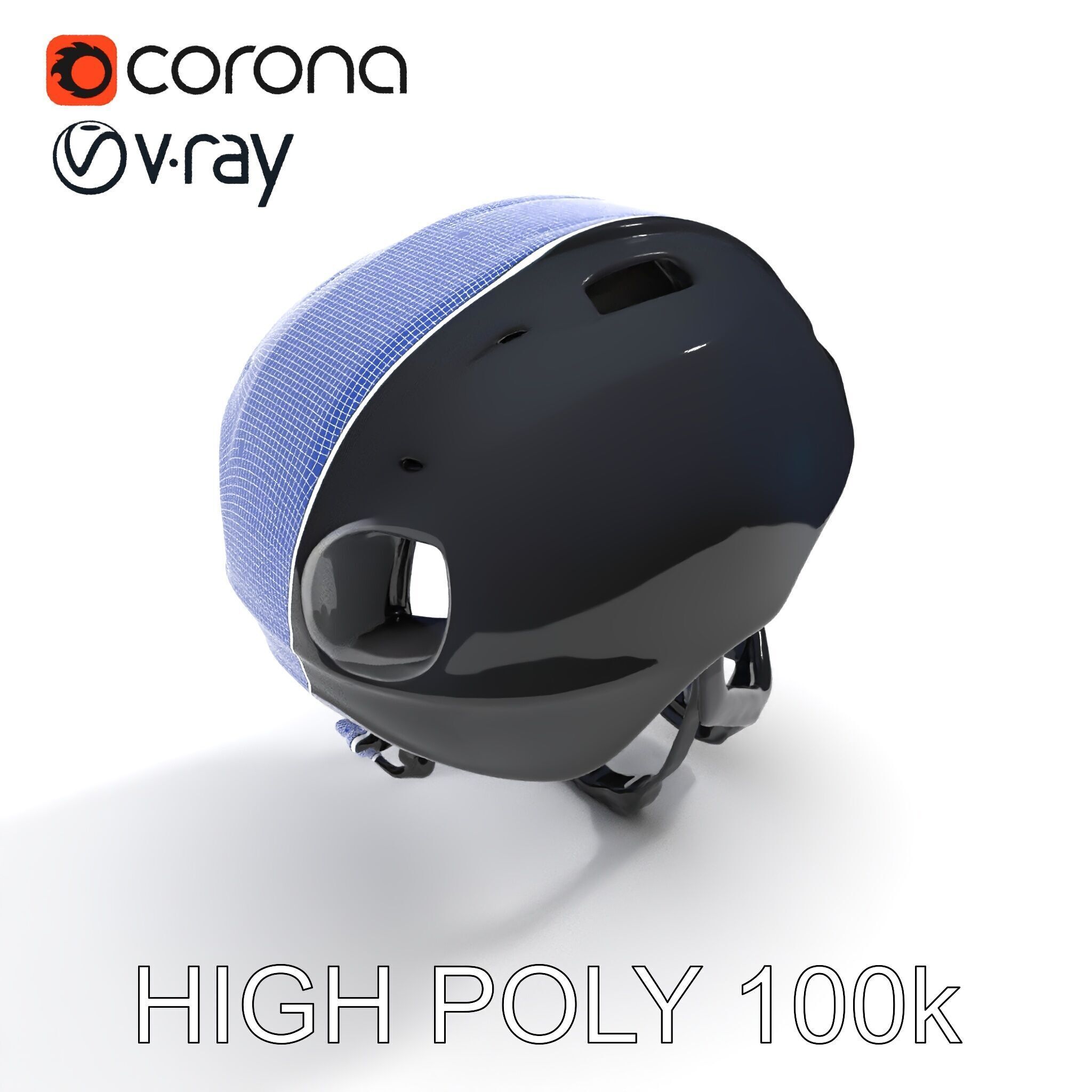 Modern Bicycle Helmet D Model Pack Low-poly 3D model_26