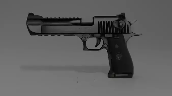 High-Quality 3D Model of Desert Eagle 