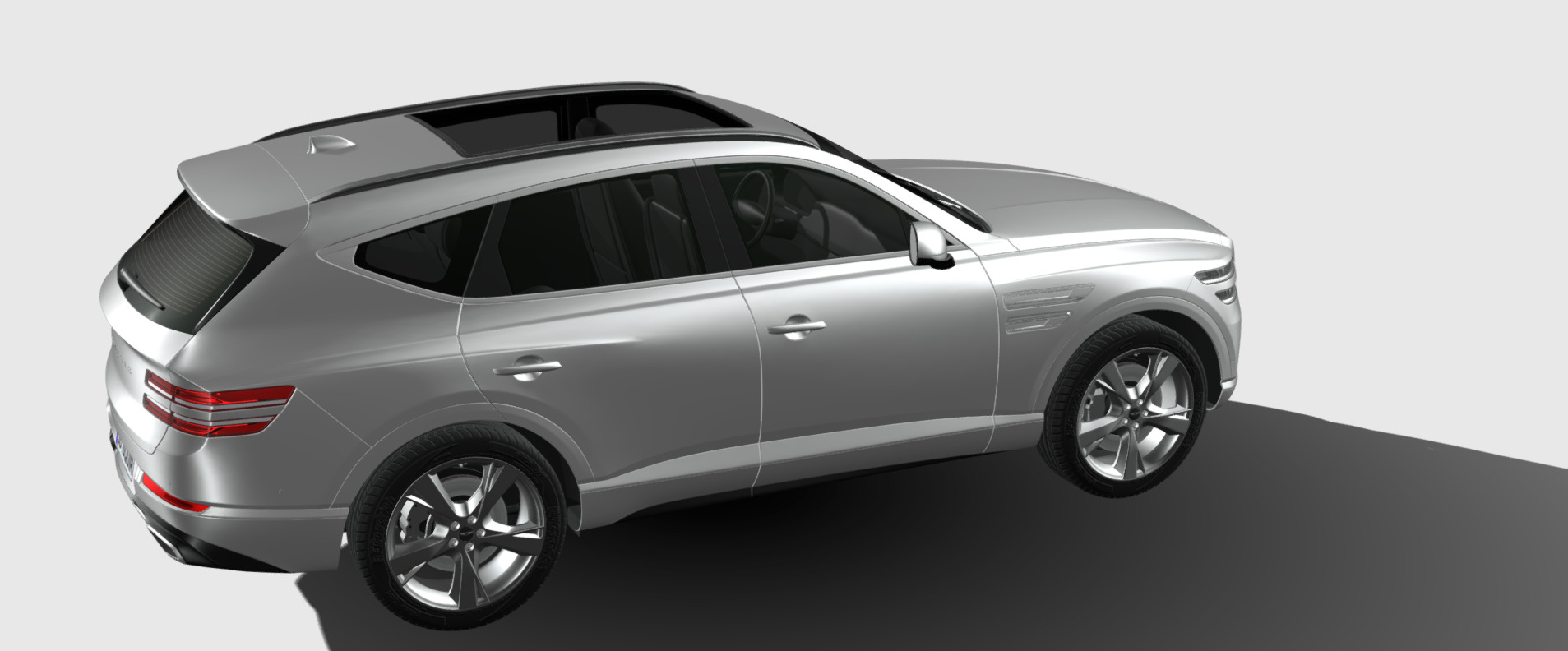 Genesis GV80 2021 3D model_1