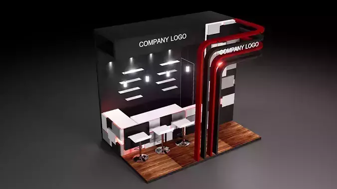 EVENT STALL DESIGN 3D model
