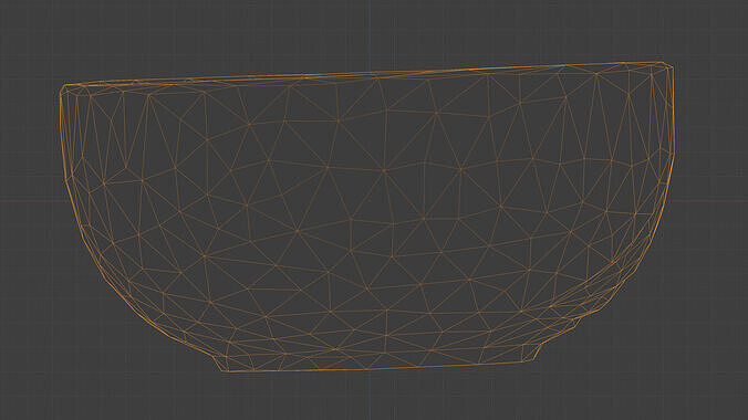 Photorealistic 3D scan of Clay Bowl plate with Coffee Beans Low-poly 3D model 5