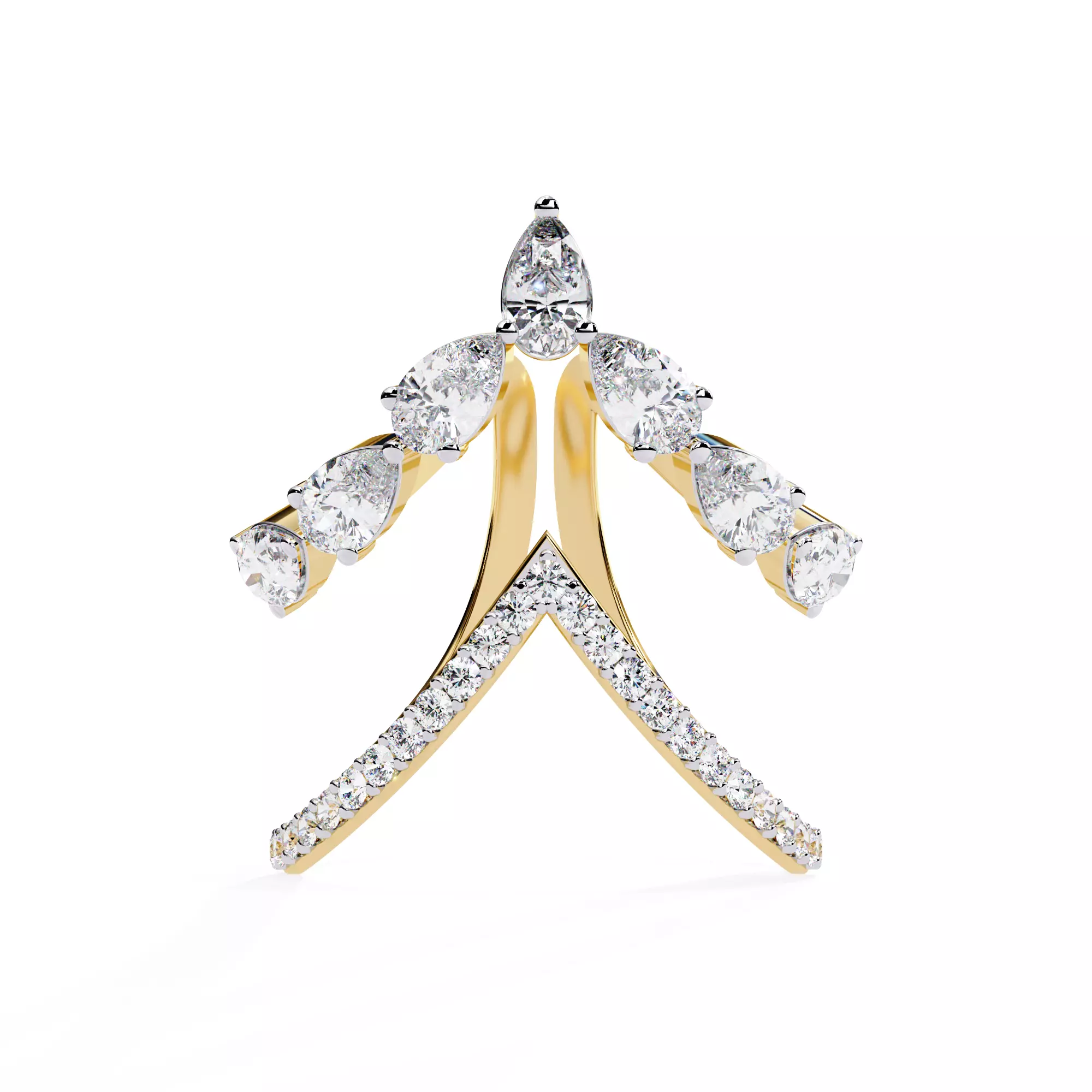 Diamond Ring 3D Model STL 3DM Renderings Video 3D print model