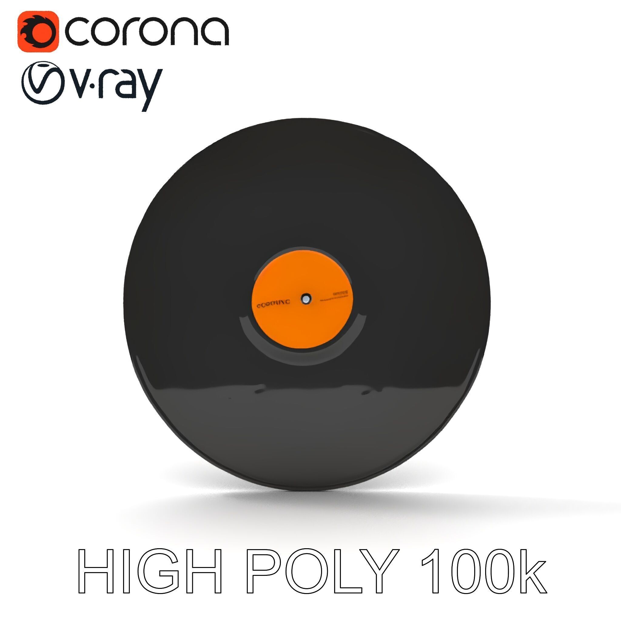 Realistic Vinyl Record Model Pack for D Rendering Texture_15