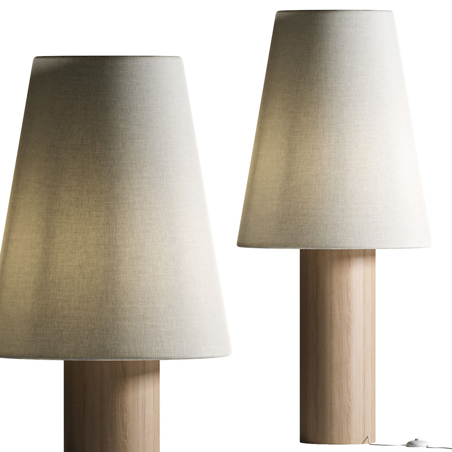 Kave Home Marga Floor Lamp 3D model_2