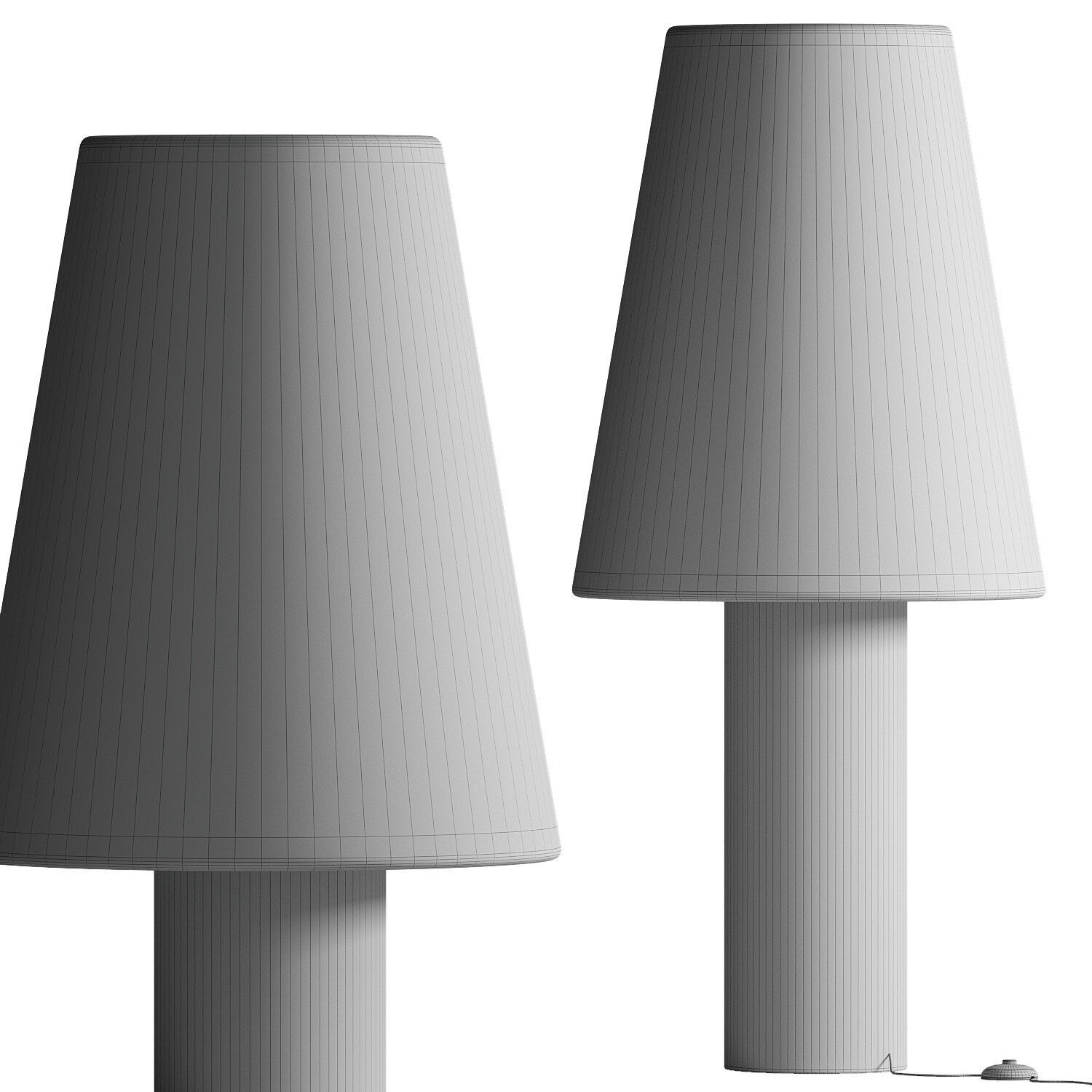 Kave Home Marga Floor Lamp 3D model_3