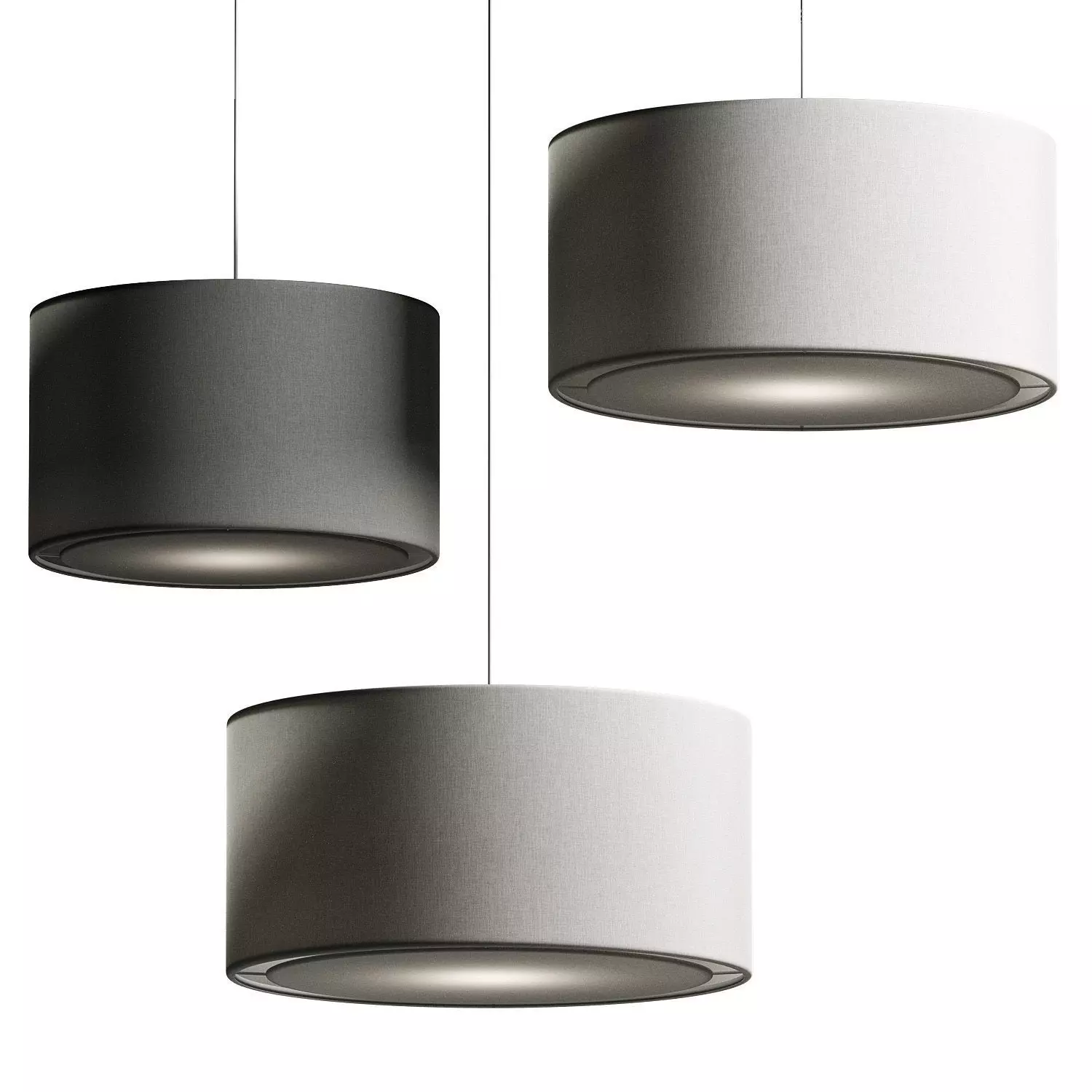 Kave Home Santana Pendant Lamp 3D model