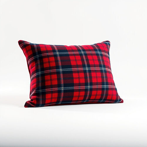Plaid Pattern Pillow Model Pack Low-poly 3D model