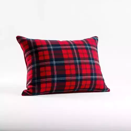 Plaid Pattern Pillow Model Pack Low-poly 3D model