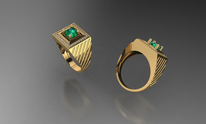 GOLD RING 3D print model