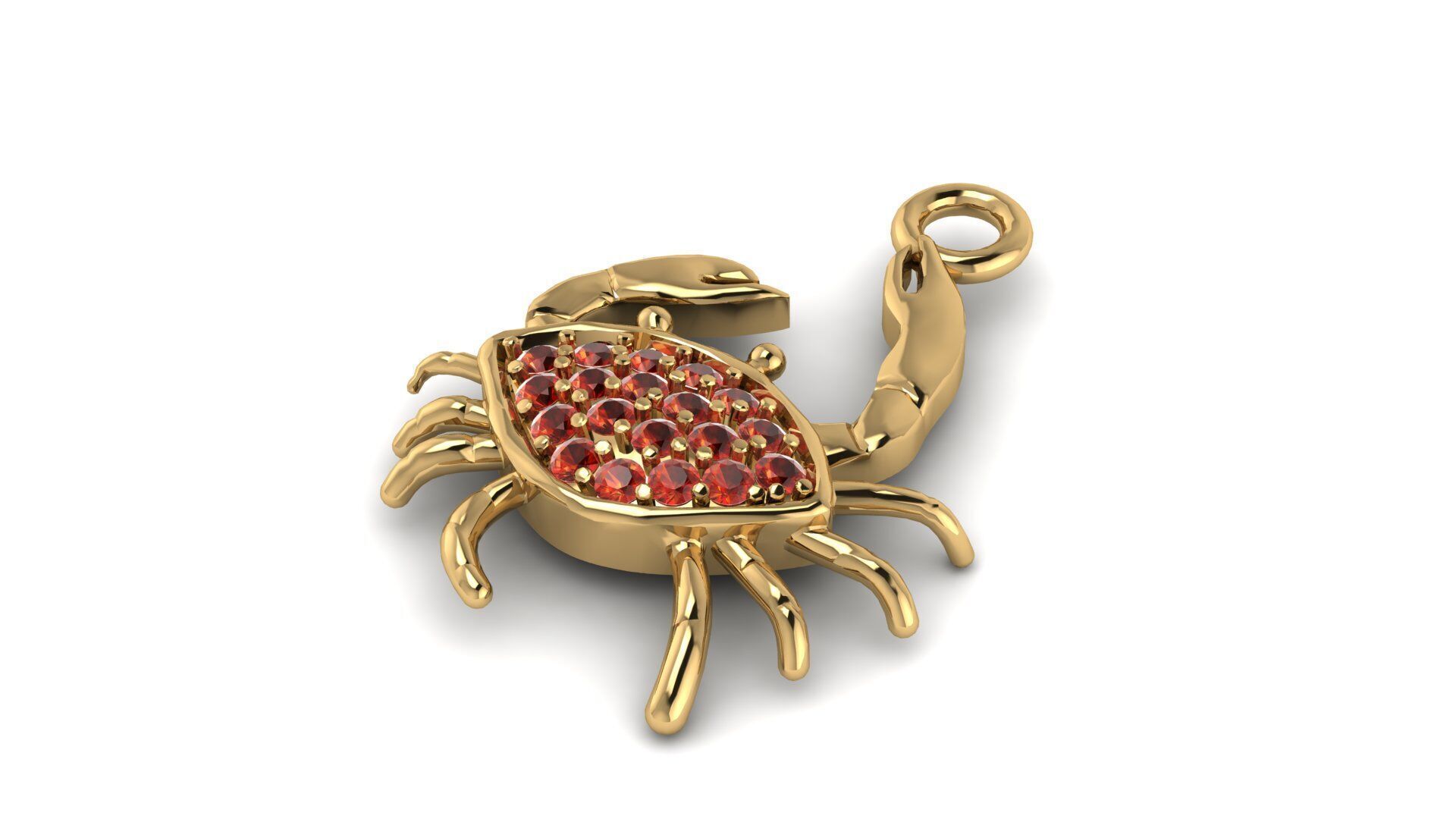 Scorpion Pendant 3D print model_1