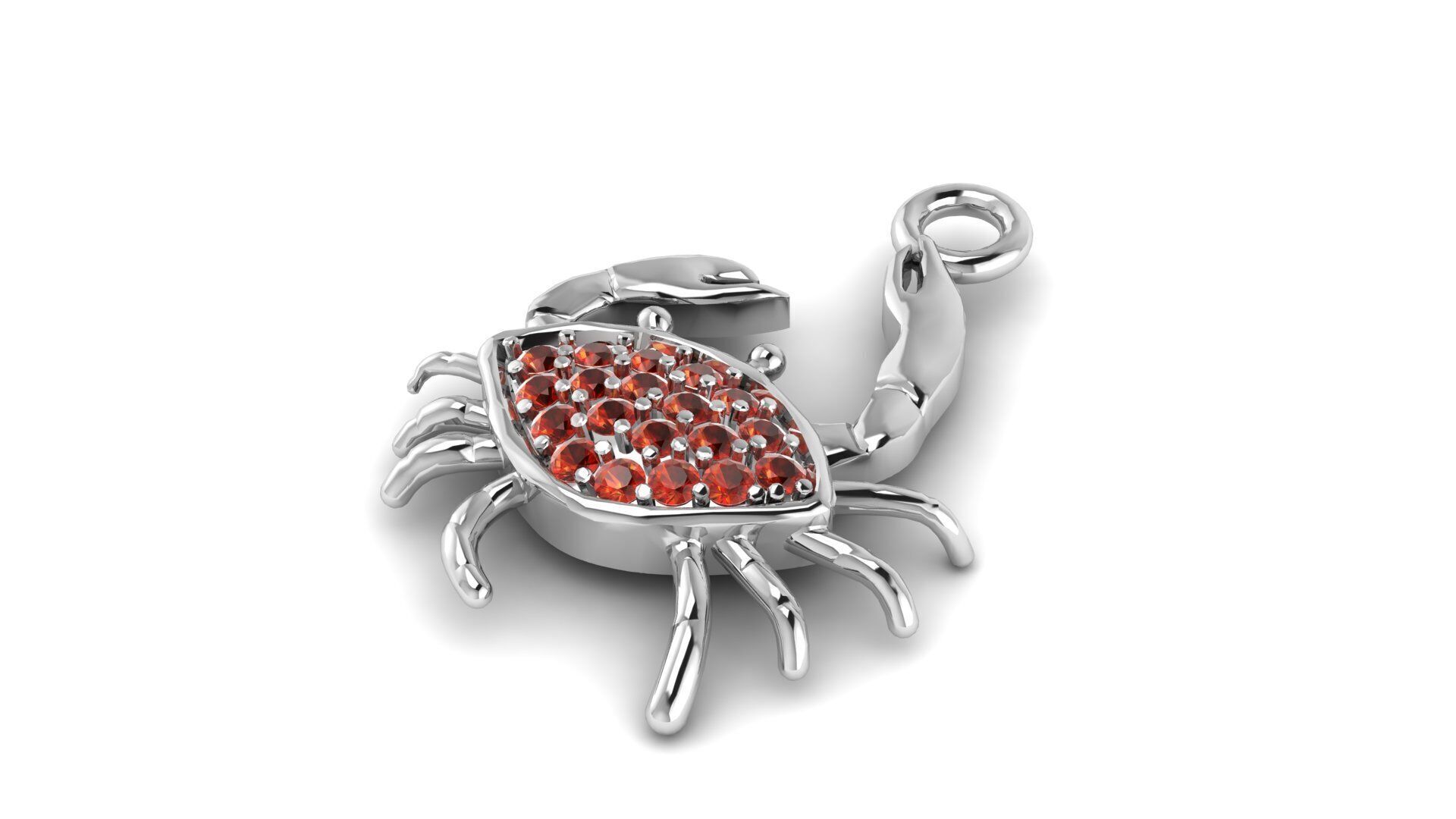 Scorpion Pendant 3D print model_2