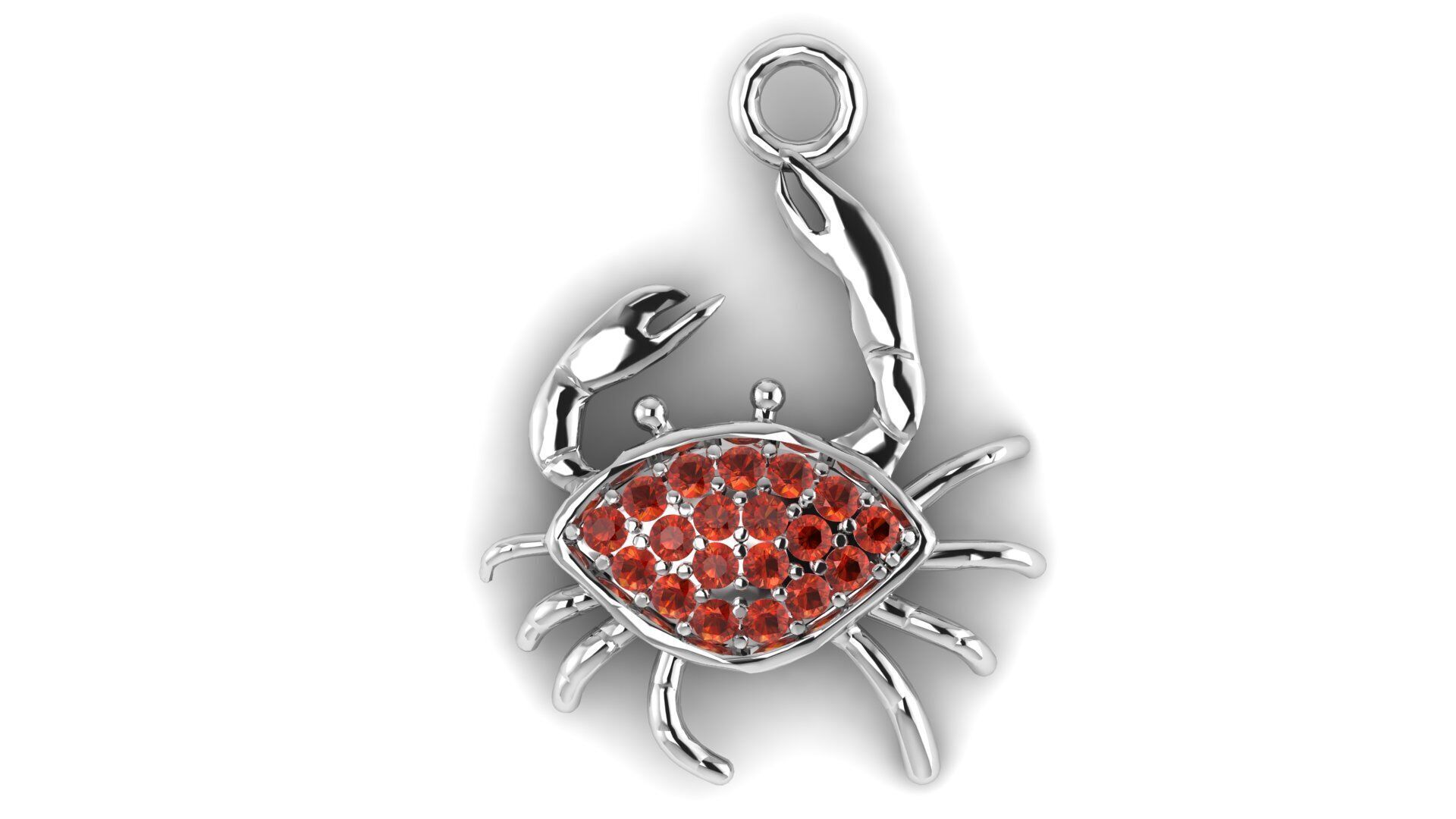 Scorpion Pendant 3D print model_4