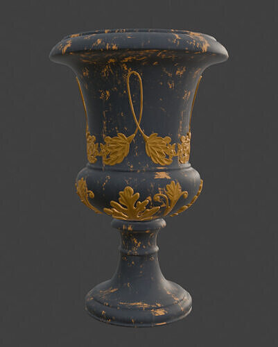 old goblet Free 3D model