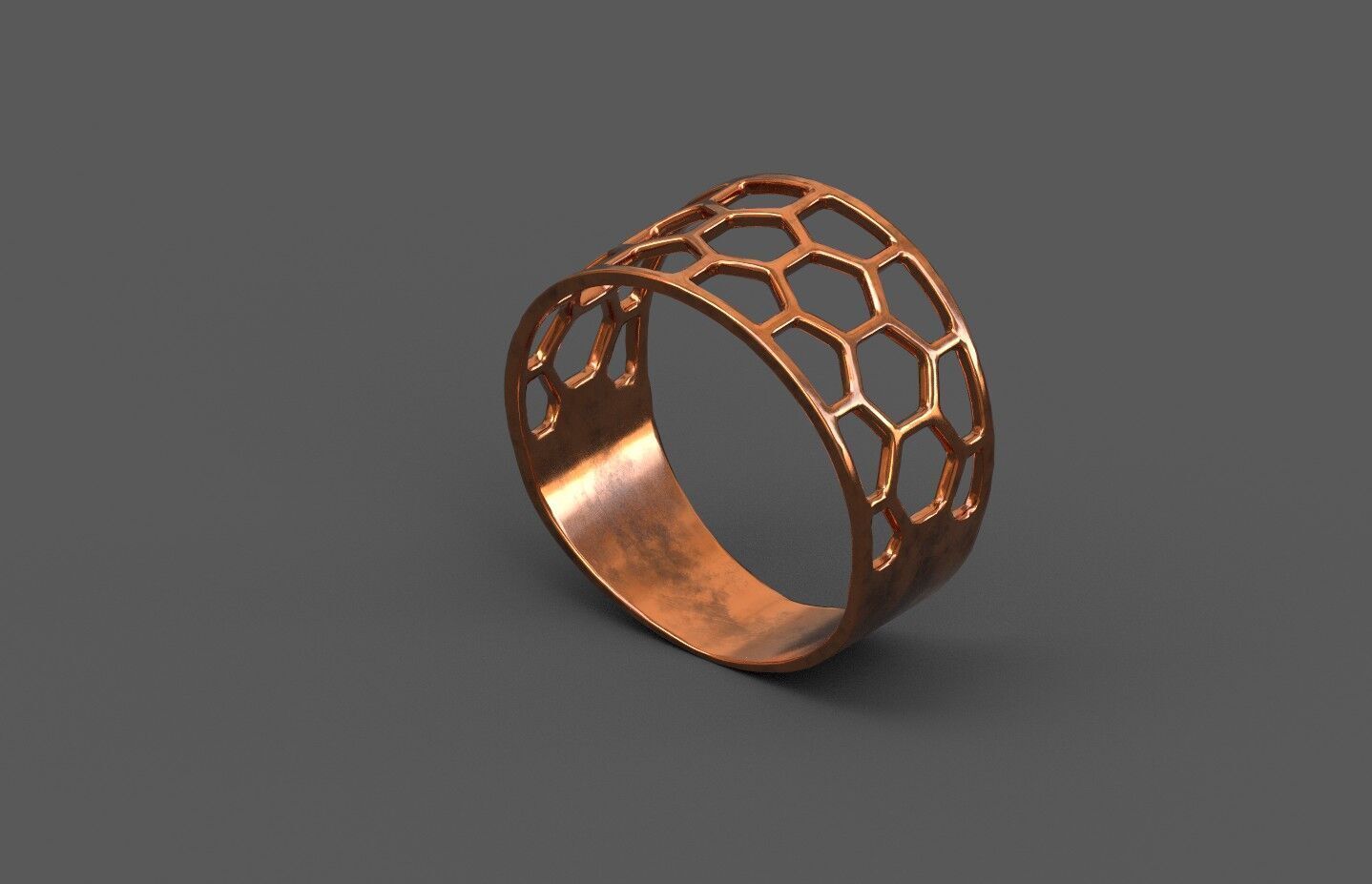 High-Quality 3D Ring Model Low-poly 3D model_2