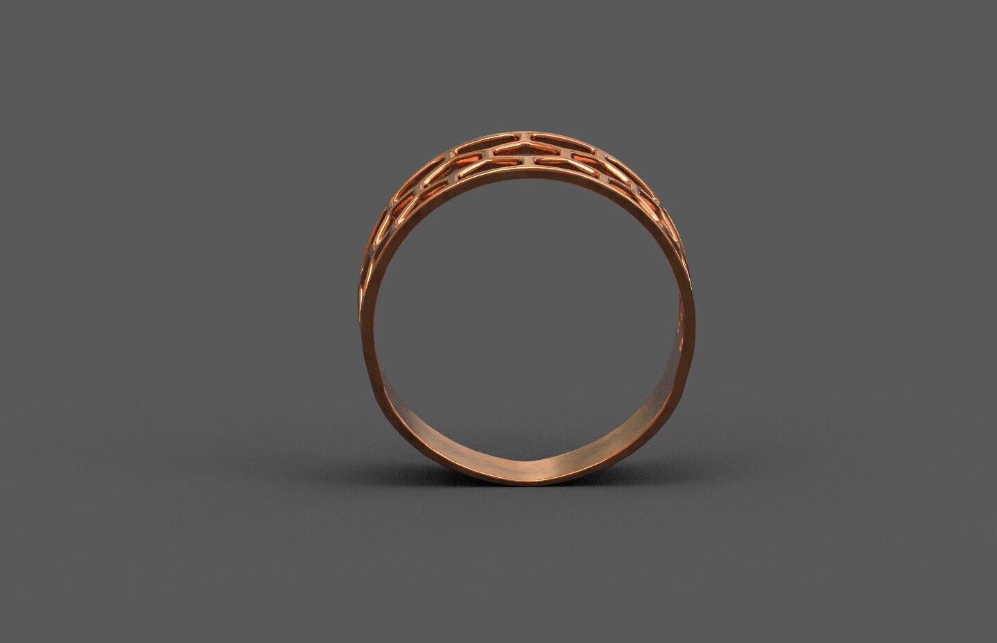 High-Quality 3D Ring Model Low-poly 3D model_1