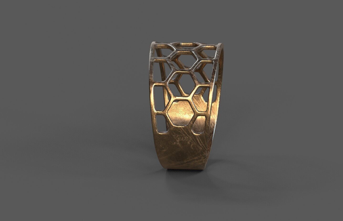 High-Quality 3D Ring Model Low-poly 3D model_3