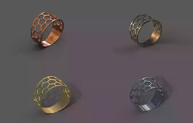 High-Quality 3D Ring Model