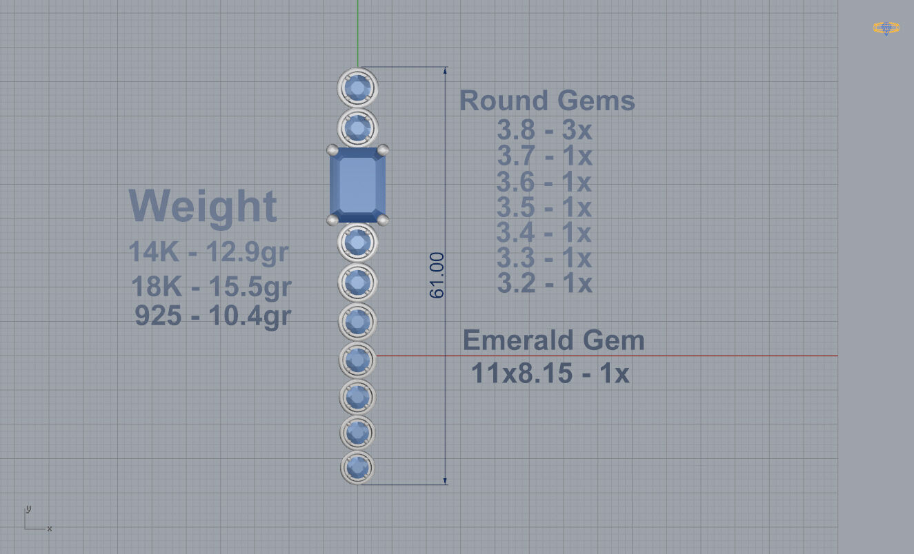 Pendant 30 3D print model_6