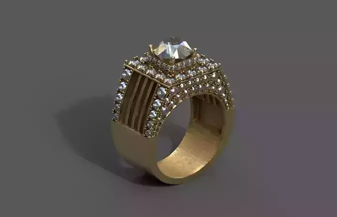 High-Quality 3D Ring Model