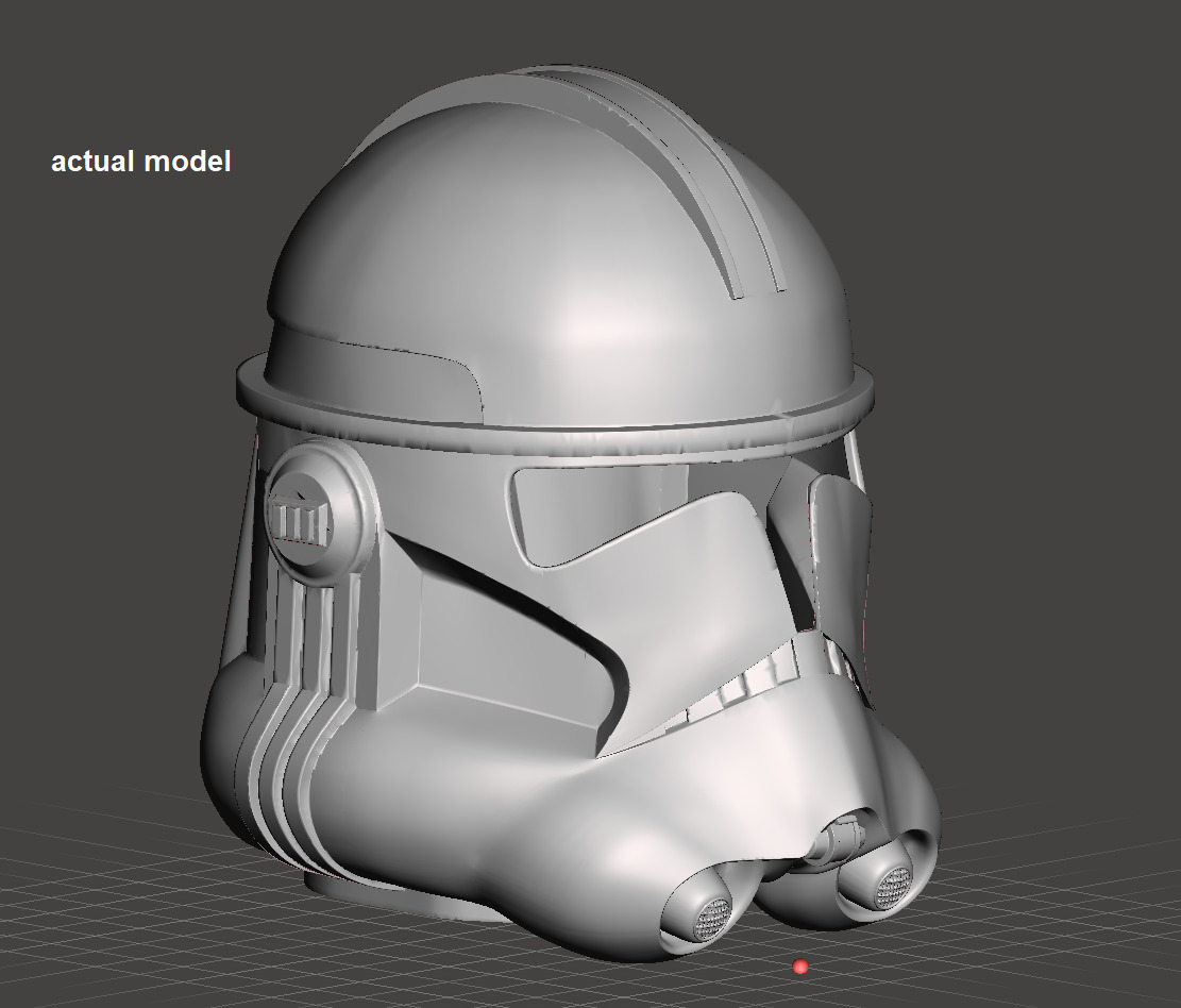 Star Wars Clone Trooper Helmet 3D print model_5